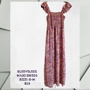 SLEEVELESS MAXI DRESS
